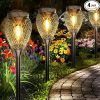 Amazon:$25.89 ($42.99)Solar Pathway Lights, 4 Pack Solar Lights Outdoor IP65 Waterproof, Auto On/Off Solar Garden Decorative Solar Powered Landscape Lights for Walkway Driveway Sidewalk Lawn Patio Yard (Warm White)