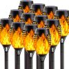 Amazon:$34.64 ($69.99)12 Pack Solar Lights Outdoor, Solar Torch Lights with Flickering Flame for Garden Decor, Waterproof Solar Powered Outdoor Lights Solar Flame Torches for Pathway Patio Yard Porch Outside Decor