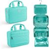Amazon:$12.49 ($24.99)Travel Toiletry Bag for Women, Waterproof Toiletry Bag for Traveling, Portable Makeup Cosmetic Bag with Hanging Hook, Blue
