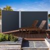 Amazon:$107.00 ($134.68)YITAHOME 236''X 70'' Double Side Awning Retractable Side Awning Folding Privacy Screen Privacy Fence Waterproof UV-Resistant Privacy Awning Outdoor for Garden, Deck, Patio, Pools, Balcony, Gray