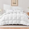 Amazon :$59.99 ($119.99)Cosybay Luxurious Goose Down Comforter King Size-All Season Feather Down Duvet Insert- Fabric 100% Cotton Cover with 8 Corner Tabs (106x90, Solid White)