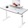 Amazon : $95.00 ($222.00)  Electric Height Adjustable Standing Desk Home Office Workstation (White, 55 * 28 inch)