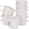 Amazon: $18.88 ($22.99) 10 oz Ceramic Coffee Mug Set of 6, White Coffee Cups with Handle for Tea