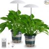 Amazon :$19.79 ($29.99)LED Grow Lights for Indoor Plants 2 Pack, Smart Full Spectrum USB Small Plant Lights with Remote, Height Adjustable, Auto On/Off Timer, Ideal for Home Decoration