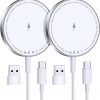 Amazon : $13.99 ($42.99)  Magnetic Wireless Charger for iPhone: Mag Safe Charger Fast Charging Pad 2 Pack Compatible with iPhone 15 14 13 12 Pro Max Plus & Airpods 2 3 Pro (No Adapter)