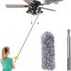 Amazon: $9.99 ($19.99) Microfiber Duster with 100 inch Extension Pole, Telescoping Feather Dusters for Cleaning