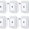 Amazon : $5.99 ($12.99)  Uigos LED Night Light Lamp with Smart Sensor Dusk to Dawn Sensor, Daylight White, 0.5W Plug-in, 6-Pack