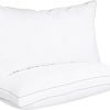 Amazon : $27.19 ($33.99)  Utopia Bedding Bed Pillows for Sleeping King Size (White), Set of 2, Cooling Hotel Quality, Gusseted Pillow for Back, Stomach or Side Sleepers