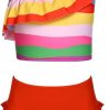 Amazon: $11.49 ($25.99) Girls Swimsuit Ruffles Flounce Printed Two Pieces Bikini Set Swimwear Bathing Suits
