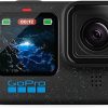 Amazon:$299.00 ($399.99)GoPro HERO12 Black - Waterproof Action Camera with 5.3K60 Ultra HD Video, 27MP Photos, HDR, 1/1.9'' Image Sensor, Live Streaming, Webcam, Stabilization