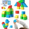 Amazon: $11.87 ($32.99) Magnetic Blocks for Toddlers, Kids Building Toys, Creative Stacking Colorful Sensory Block
