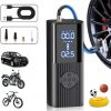 Amazon : $24.99 ($59.99) Tire Inflator Portable Air Compressor,20000mAh&180psi Portable Air Pump for Car Tires - Accurate Pressure LCD Display, Car tire air pump 4X Fast Inflation Air Compressor for Car,Motorcycle etc