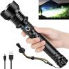 Amazon : $35.99 ($59.99): $35.99 ($59.99) Rechargeable 990000 High Lumens LED Flashlights, XHP90.2 Super Bright Flashlight with Zoomable & 5 Modes & IPX7 Waterproof for Camping