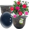 Amazon: $8.99 ($17.99) Plant Pots Flower Pots 3 Pack Planters for Outdoor Plants 8.07 Inch Large Planter & Plant Pots