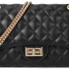 Amazon: $12.49 ($35.99) Quilted Crossbody Bags for Women Leather Ladies Shoulder Purses w/ Chain Strap Stylish