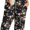 Amazon: $8.99 ($19.99) Womens Pajama Set Short Sleeve Sleepwear Pleated Floral Pjs Set Capri Pants