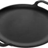 Amazon: $15.99 ($29.99) Branded 10-Inch Cast Iron Comal Pizza Pan with 2 Side Handles, Preseasoned