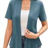 Amazon: $10.79 ($32.99) Open Front Cardigan Sweaters for Women Lightweight Short Sleeve Cropped Summer Draped