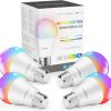 Amazon: $9.99 ($25.99) Smart Light Bulbs 4 Pack, Compatible with Alexa&Google(No Hub Required, 2.4GHz Only)