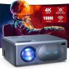 Amazon : $39.09 ($189.99) [Electric Focus] 4K Projector with 5G WiFi and Bluetooth, 15000L JOWLURK Mini Portable Projector, Outdoor Movie Projector, Home Theater Projector for iPhone/Android/TV Stick/HDMI/USB/Laptop/DVD/PS5