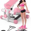 Amazon : $38.49 ($89.99) Steppers for Exercise at Home, KitGody Mini Stepper with Resistance Bands, Stair Stepper with 330LBS Capacity, Adjustable Height Fitness Stepper Machine for Full Body Workout