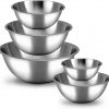 Amazon: $15.95 ($28.97) Meal Prep Stainless Steel Mixing Bowls Set, Home, Refrigerator, and Kitchen