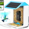 Amazon : $99.99 ($199.99)   isYoung Smart Bird Feeder with Camera, Free AI Forever, Identify Bird Species, Solar Powered, Auto Capture & Notify, Ideal Gift for Bird Lovers