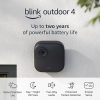 Amazon:$59.99 ($99.99)Blink Outdoor 4 (4th Gen) — Wire-free smart security camera, two-year battery life, two-way audio, HD live view, enhanced motion detection, Works with Alexa – 1 camera system