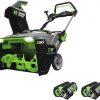 Amazon:$524.00 ($749.99)EGO Power+ SNT2112 21-Inch 56-Volt Lithium-Ion Cordless Snow Blower with Steel Auger - (2) 5.0Ah Batteries and Dual Port Charger Included, Black
