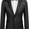 Amazon: $20.09 ($70.99) Men’s Floral Suit Jacket Embroidered Wedding Blazer Party Dinner Tuxedo