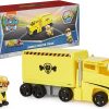 Amazon : $9.47 ($17.99)  Paw Patrol, Big Truck Pup’s Rubble Transforming Toy Trucks with Collectible Action Figure, Kids Toys for Ages 3 and Up