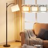 Amazon: $16.99 ($38.99) Floor Lamp for Living Room with 3 Color Temperatures LED Bulb, Beige Lampshade
