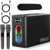 Amazon: $47.49 ($194.99) Karaoke Machine with Two Wireless Microphones, Powerful Portable Bluetooth Speaker for Adults