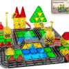 Amazon : $23.99 ($49.99)    100PCS Magnetic Tiles Builder Road Set with 2 Car Toys for 3+ Year Old Boys & Girls Magnet Building Blocks, STEM Construction Toys for Kids Ages 3-5 4-8, Christmas Birthday Gifts for Toddlers