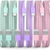 Amazon: $5.66 ($29.99) iPhone Charger 6Pack (3/3/6/6/6/10 FT) Apple MFi Certified Fast Charging Lightning Cable