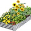 Amazon: $28.99 ($31.99) Galvanized Raised Garden Bed,Planter Boxes Outdoor,Large Metal Garden Bed Planter Box for Vegetables