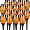 Amazon: $30.24 ($65.99) Solar Outdoor Lights, 16 Packs 12LED Solar Tiki Torches with Flickering Flame