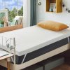 Amazon:$99.55 ($129.55)bedluxury 3 Inch Mattress Topper Twin XL College Dorm, High Density Soft Gel Memory Foam Mattress Pad Cover for Pressure Relief, Bed Topper with Removable Breathable Cover