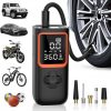 Amazon:$21.99 ($79.99)Tire Inflator Portable Air Compressor - 18000mAh & 150PSI Cordless Air Pump for Car Tires with Pressure Gauge & LED Light, 2X Faster Inflation Electric Air Compressor for Car Bikes, Motorcycle, Ball