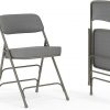 Amazon:$77.46 ($282.00)Flash Furniture 2 Pack HERCULES Series Premium Curved Triple Braced & Double Hinged Gray Fabric Metal Folding Chair