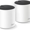 Amazon:$126.98 ($149.99)TP-Link Deco AX3000 WiFi 6 Mesh System - Covers up to 4500 Sq.Ft, Replaces Wireless Router and Extender, 3 Gigabit Ports per Unit, Supports Ethernet Backhaul (Deco X55, 2-Pack)