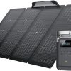 Amazon:$1299.00 ($2299.00)EF ECOFLOW Solar Generator DELTA Max (2000) 2016Wh with 220W Solar Panel, 6 X 2400W (5000W Surge) AC Outlets, Portable Power Station for Home Backup Outdoors Camping RV Emergency