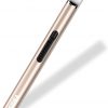Amazon:$7.19 ($25.98)REIDEA Electronic Candle Lighter Arc Windproof Flameless USB Rechargeable Lighter with Safe Button for Home Kitchen Champagne Gold