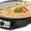 Amazon:$28.42 ($32.99)Elite Gourmet ECP-126 Electric Crepe Maker, Pancake, Hot Cakes and Non-stick Griddle with Spreader, Spatula and Recipes,