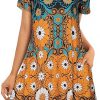 Amazon :$14.87 ($32.99)Womens Summer Dresses Beach Casual Loose Tshirt Floral Short Sleeve Flowy Pockets Sundresses