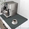 Amazon:$6.49 ($16.99)Countertop Coffee Mat, 1 sec Absorbent, Non-Slip, Easy to Cut, Coffee Bar Accessory Fits Under Coffee Maker Espresso Machine, Coffee Machine Bowl Rack Drying Mat (Dark Gray, 16''x24'')