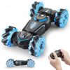 Amazon:$19.99 ($39.99)RC Cars Remote Control car for Boys 360°Rotating 4WD RC Stunt car Transform 2.4Ghz Hand Controlled Toys for Boys 4-7 Birthday Presents for Kids Age 7 8 9 10 11 yr (Blue)