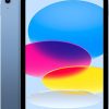 Amazon :$299.99 ($349.00)Apple iPad (10th Generation): with A14 Bionic chip, 10.9-inch Liquid Retina Display, 64GB, Wi-Fi 6, 12MP front/12MP Back Camera, Touch ID, All-Day Battery Life – Blue