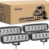 Amazon:$18.99 ($31.99)Nilight - 15019S-D Led Light Bar 4PCS 18w Spot Driving Fog Light Off Road Lights Boat Lights driving lights Led Work Light SUV Jeep Lamp,2 Years Warranty