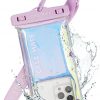 Amazon :$13.99 ($19.99)Case-Mate Soap Bubble IP68 Waterproof Phone Pouch/Case - Travel Beach Cruise Ship Essentials [Fits up to 6.8 Inch Phones] - with Crossbody Lanyard for iPhone 15 Pro Max/ 14 Pro Max/ S24 - Iridescent
